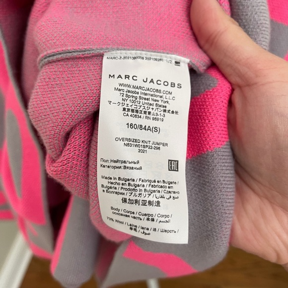 Marc Jacobs monogram knit jumper nwt - Picture 5 of 7